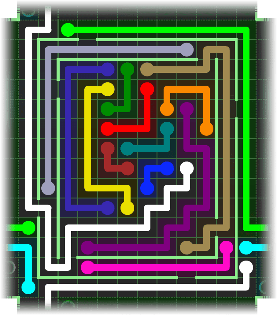 Flow Free Warps 4867 Solution