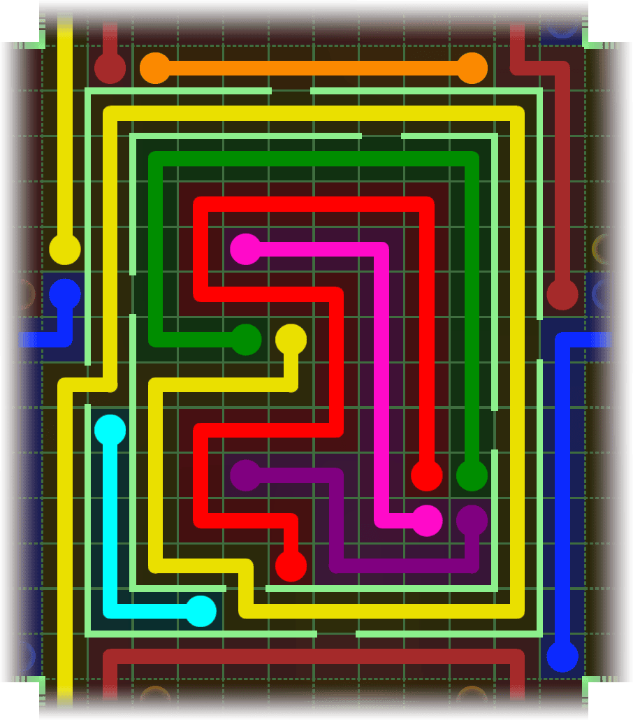 Flow Free Warps 4869 Solution