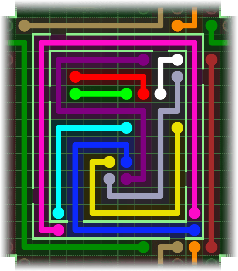 Flow Free Warps 4877 Solution