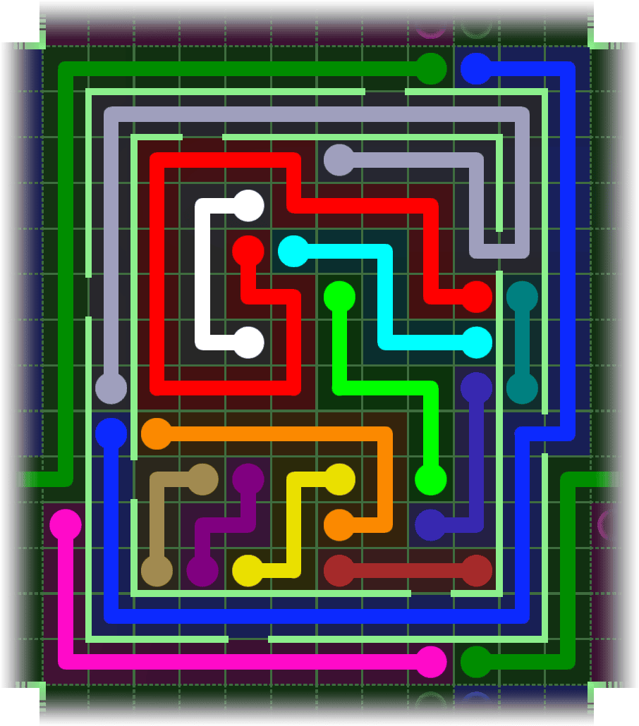 Flow Free Warps 4882 Solution