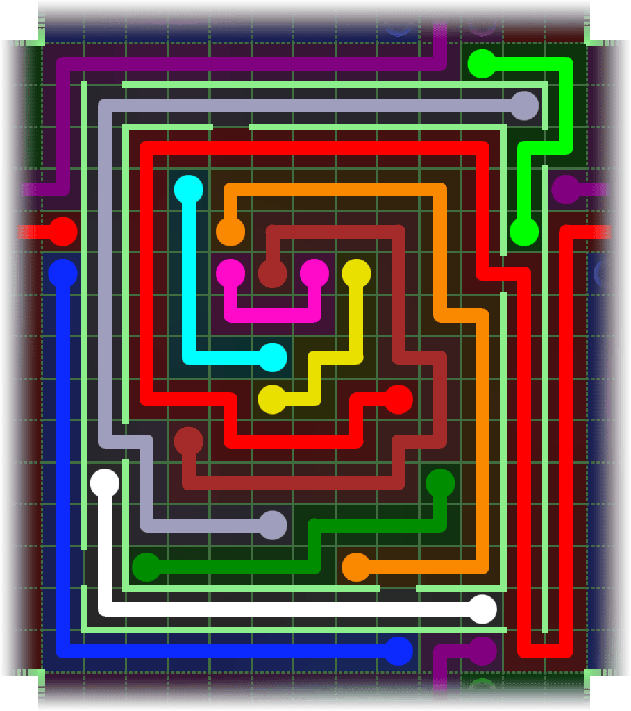 Flow Free Warps 4911 Solution