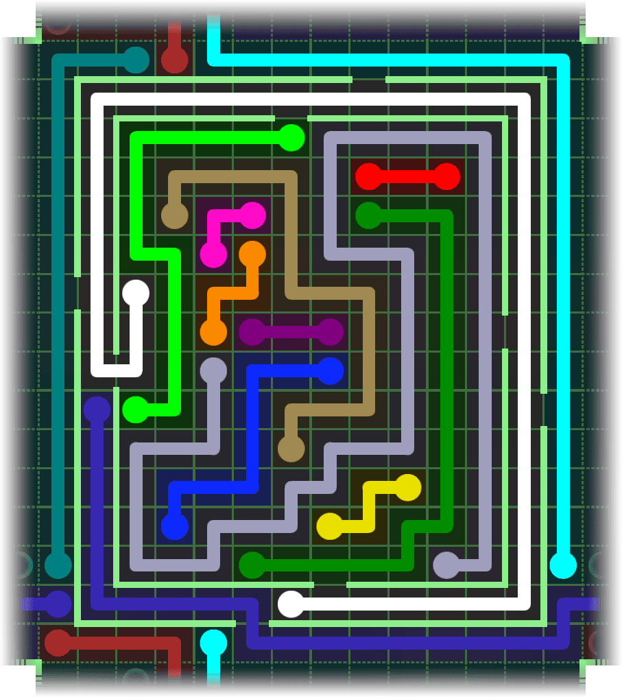 Flow Free Warps 4931 Solution