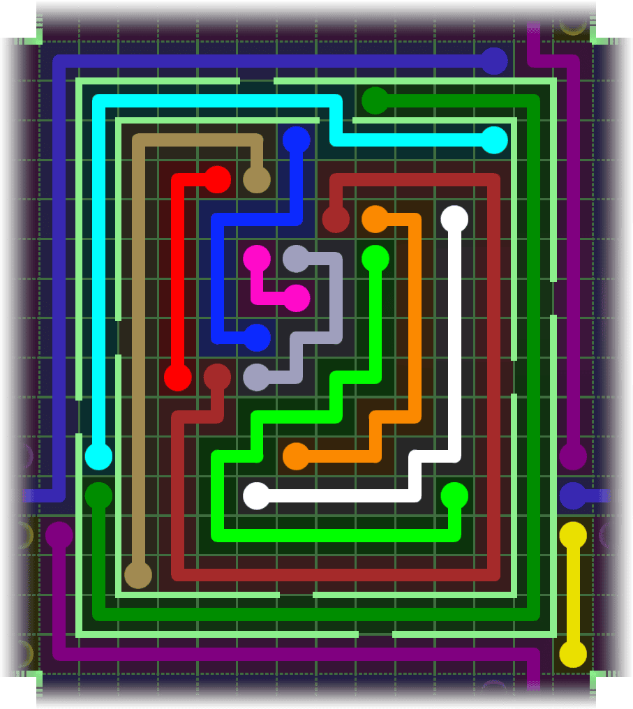 Flow Free Warps 4941 Solution