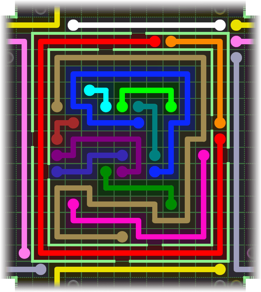 Flow Free Warps 4943 Solution