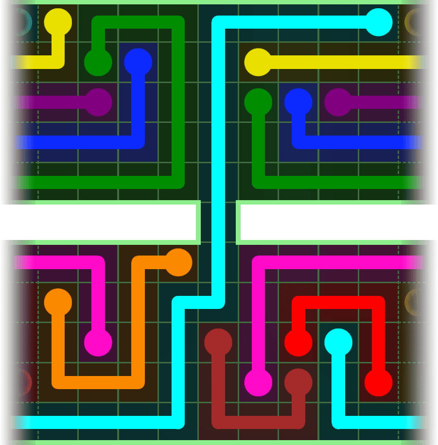 Flow Free Warps 4953 Solution