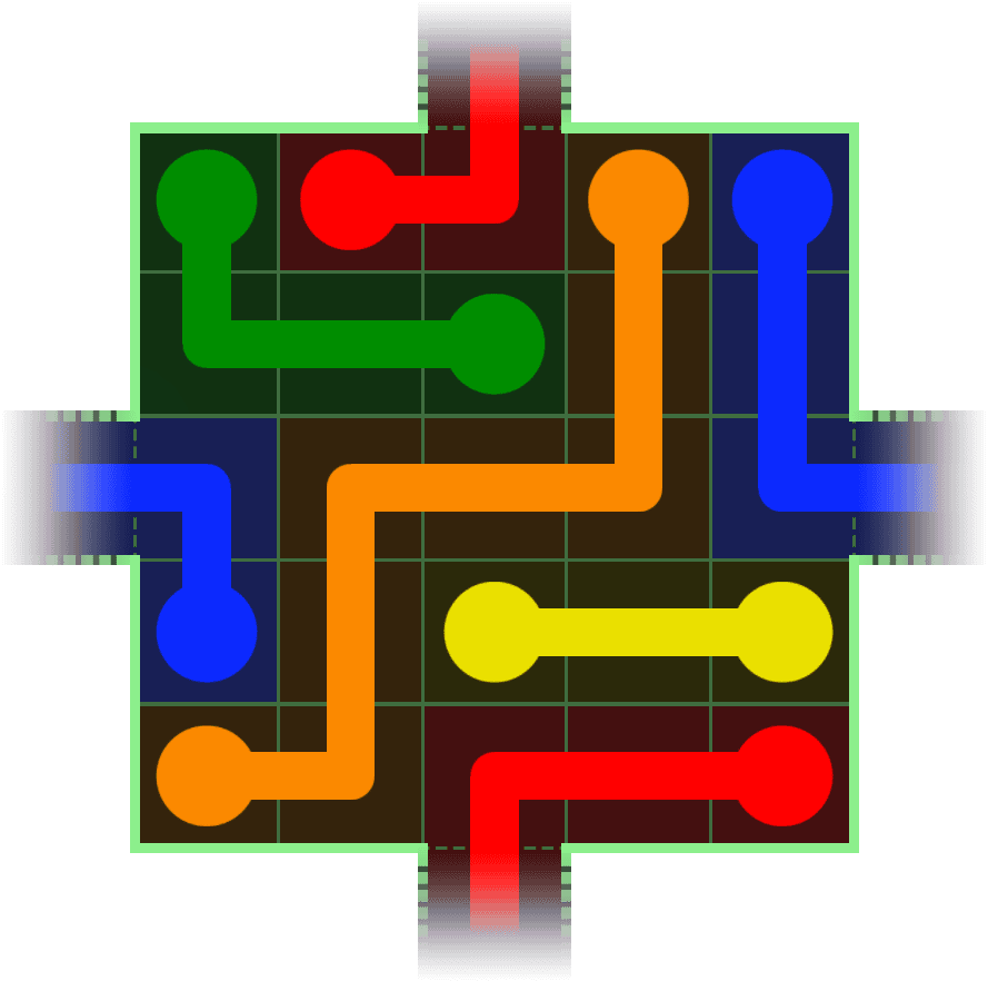 Flow Free Warps 177 Solution