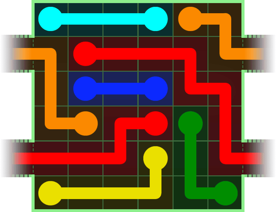 Flow Free Warps 182 Solution
