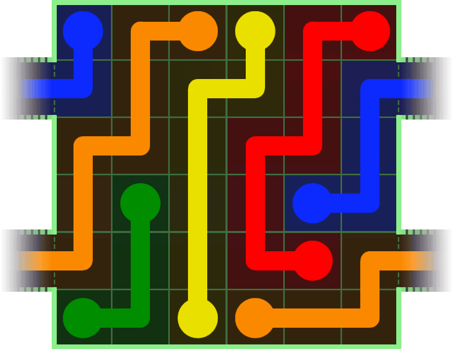 Flow Free Warps 191 Solution