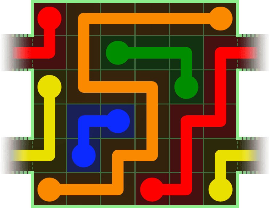 Flow Free Warps 194 Solution