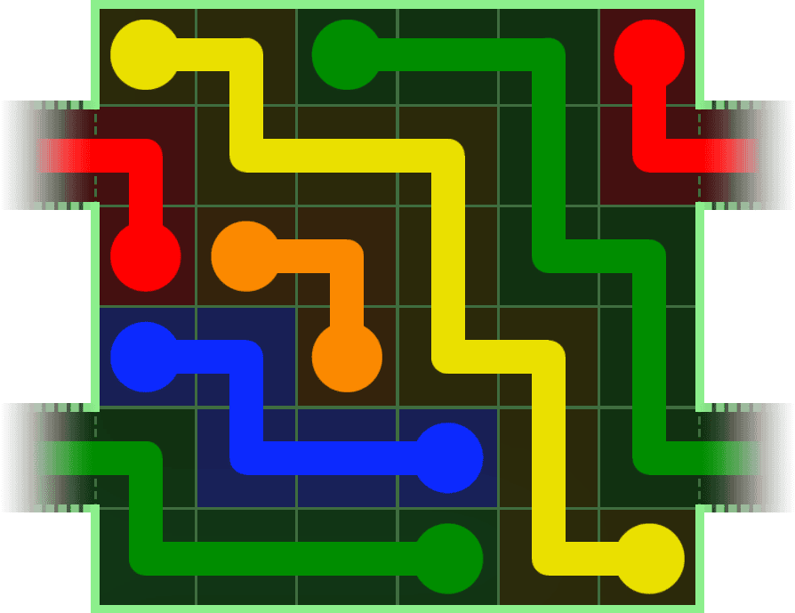 Flow Free Warps 197 Solution