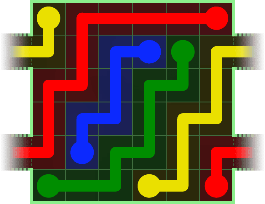 Flow Free Warps 200 Solution