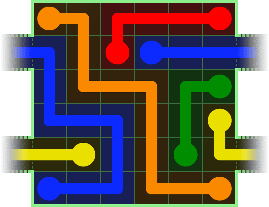 Flow Free Warps 207 Solution