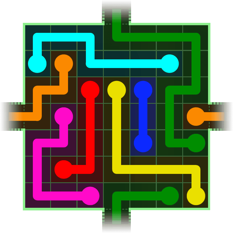 Flow Free Warps 212 Solution