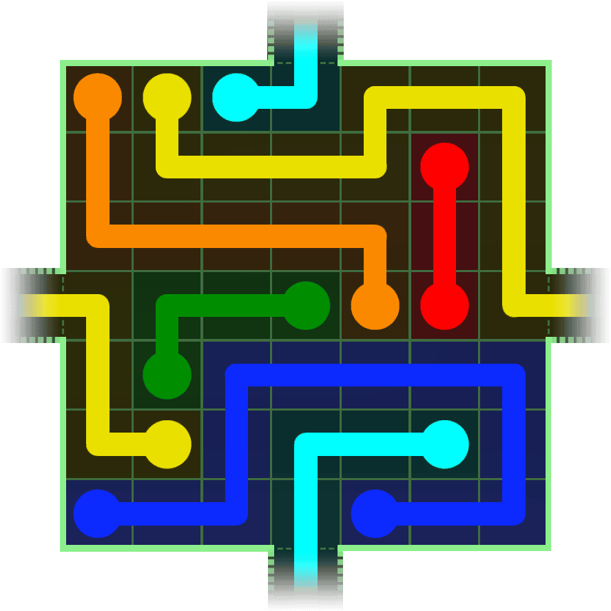 Flow Free Warps 219 Solution