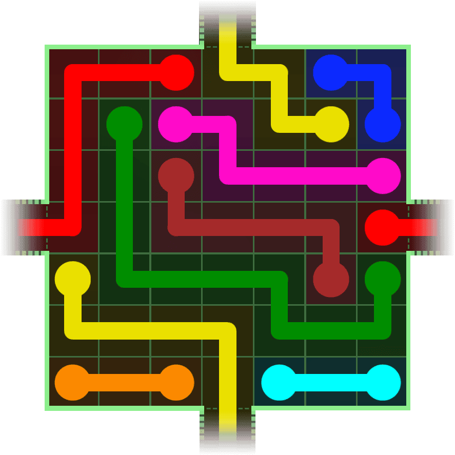 Flow Free Warps 229 Solution