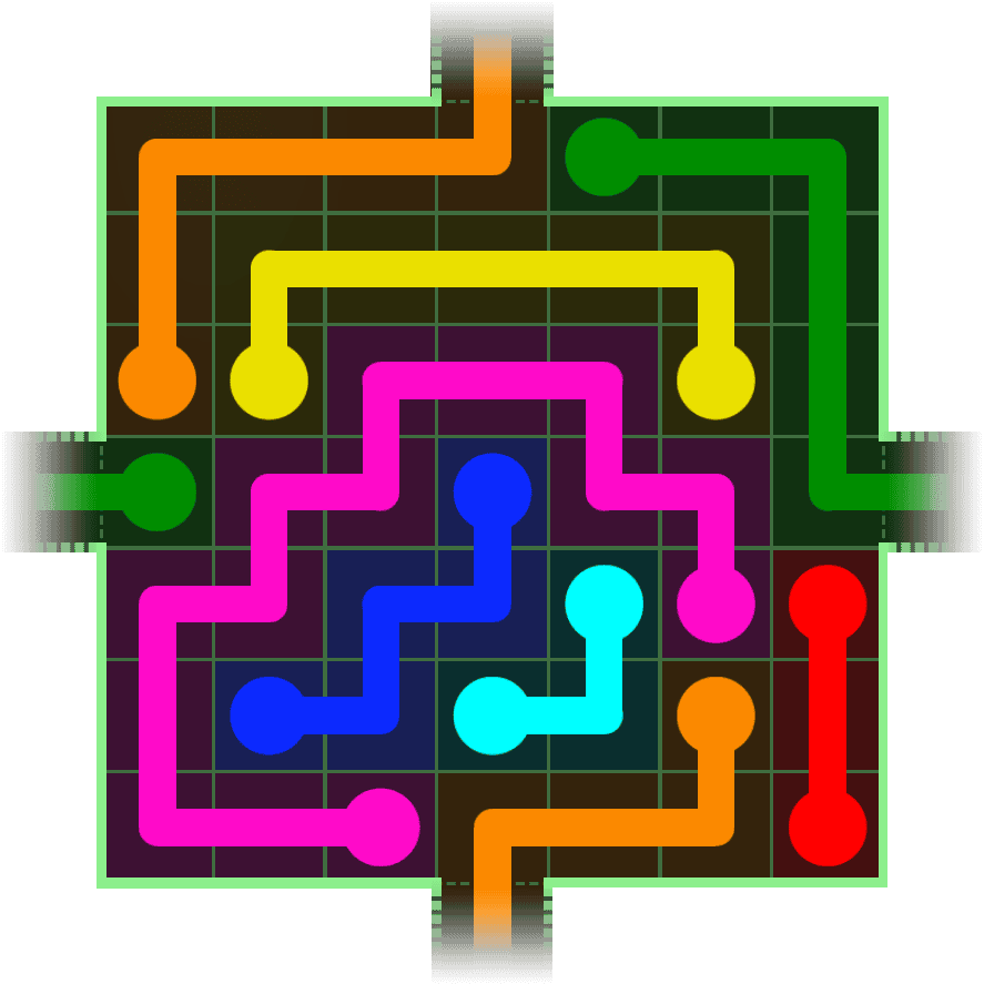 Flow Free Warps 231 Solution