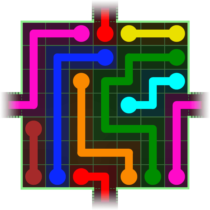Flow Free Warps 235 Solution