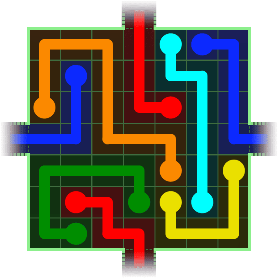 Flow Free Warps 237 Solution