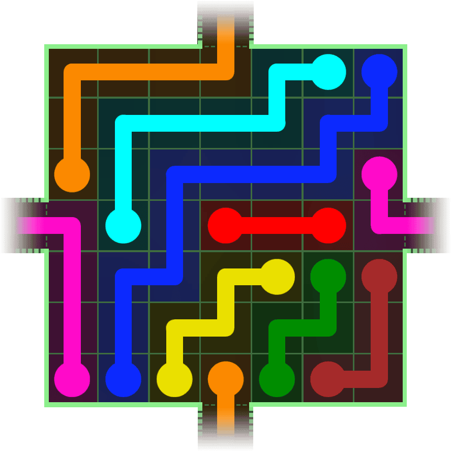 Flow Free Warps 239 Solution