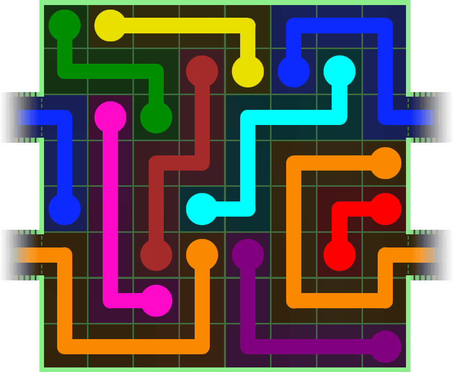 Flow Free Warps 252 Solution