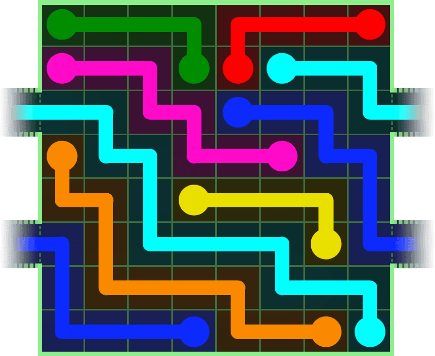 Flow Free Warps 262 Solution