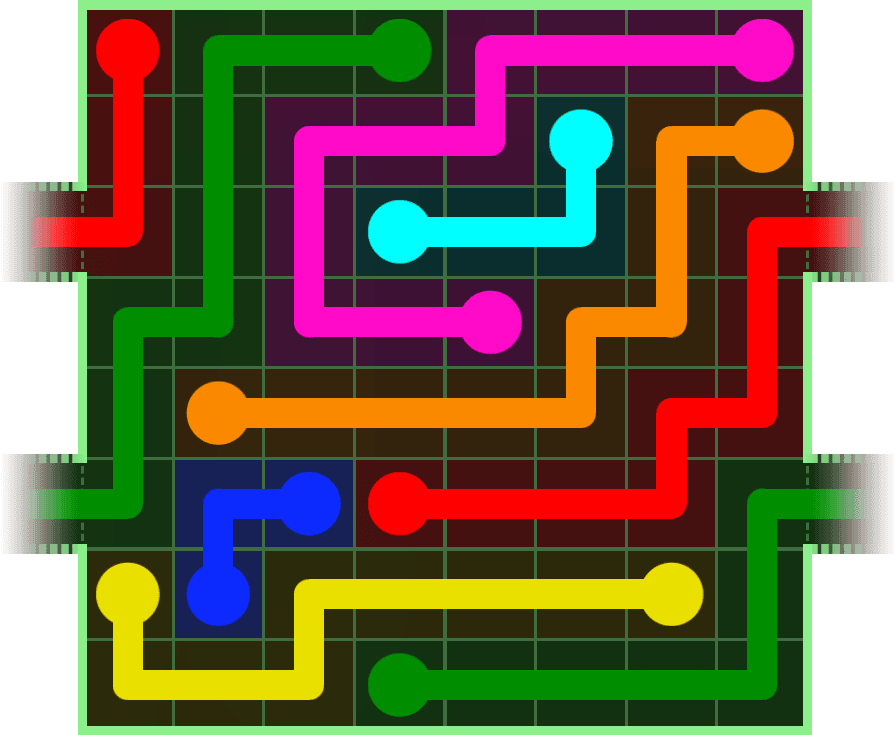 Flow Free Warps 264 Solution