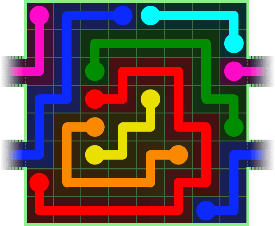 Flow Free Warps 265 Solution