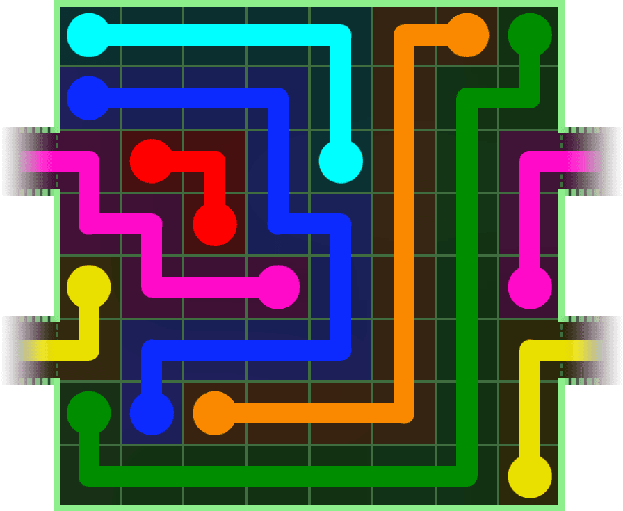 Flow Free Warps 270 Solution