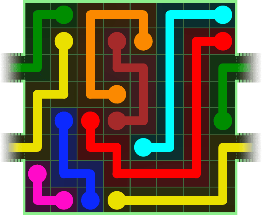 Flow Free Warps 242 Solution