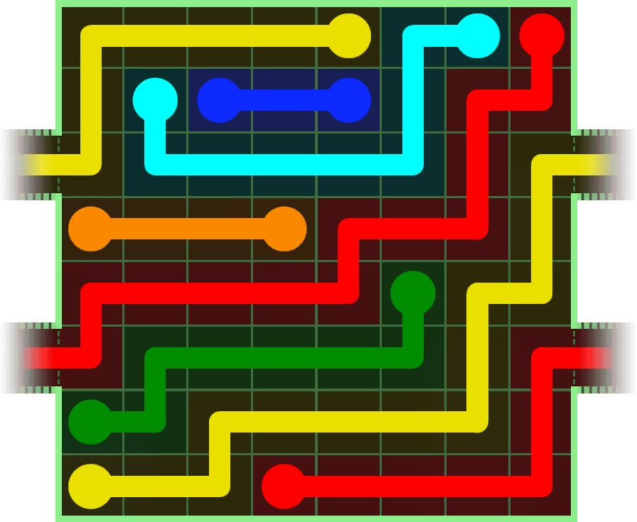 Flow Free Warps 247 Solution
