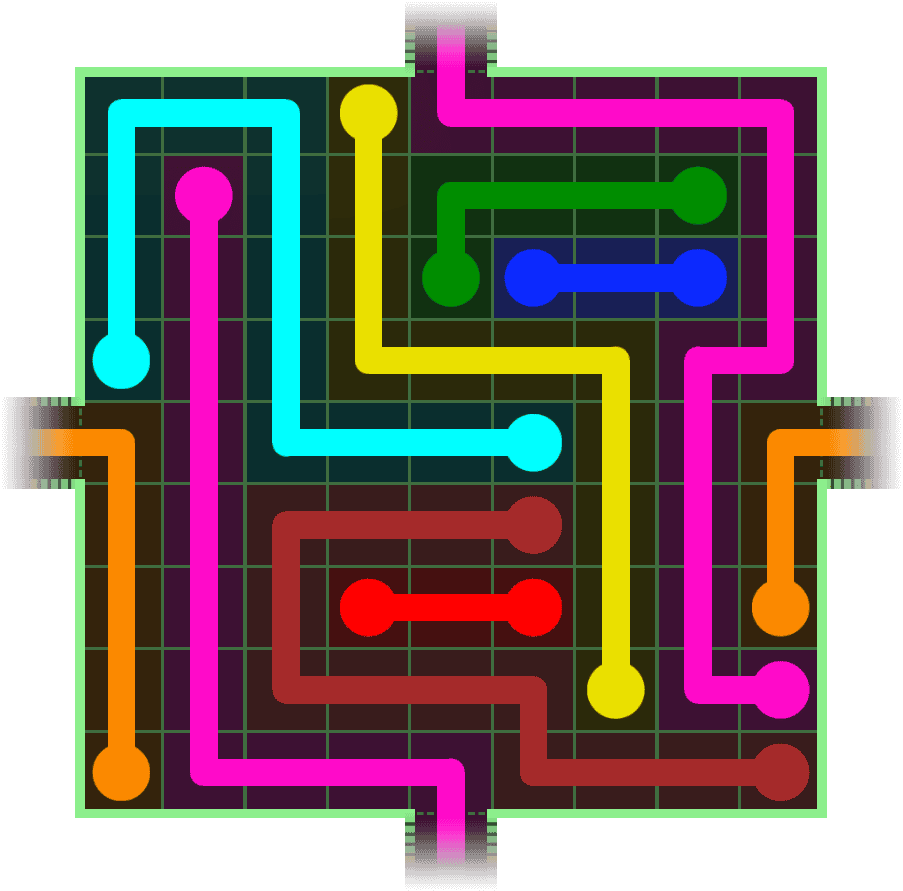 Flow Free Warps 278 Solution