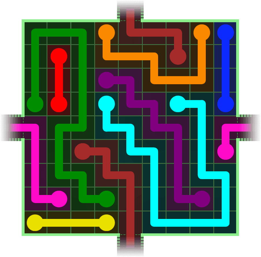 Flow Free Warps 280 Solution