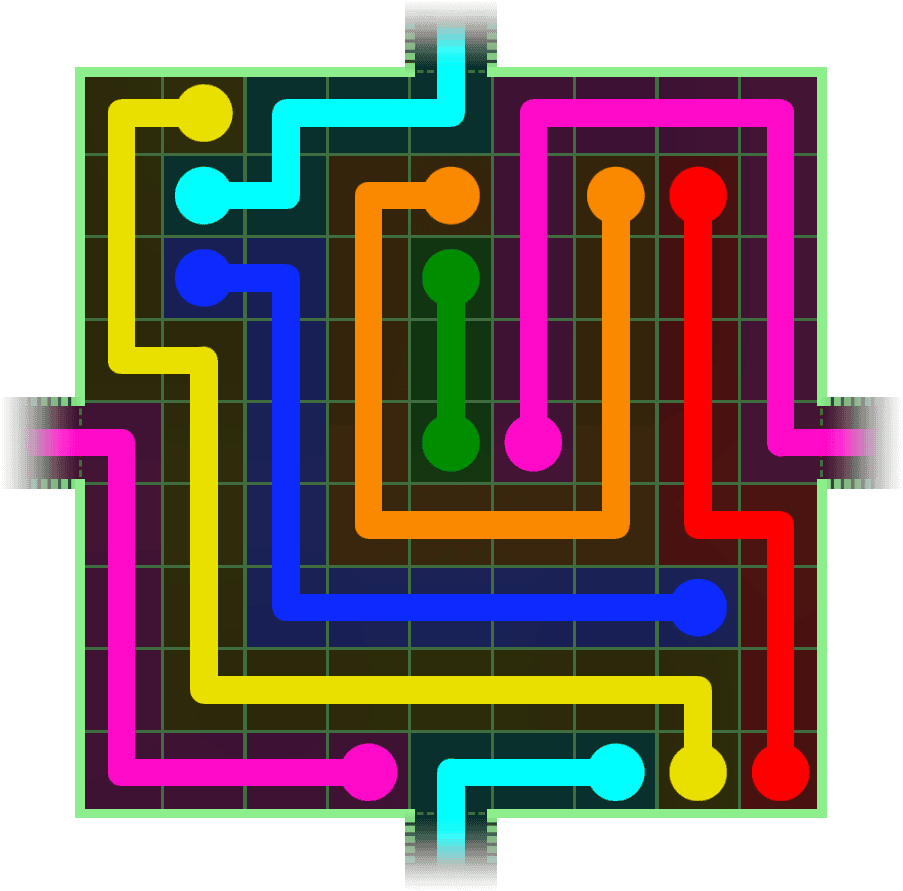 Flow Free Warps 293 Solution