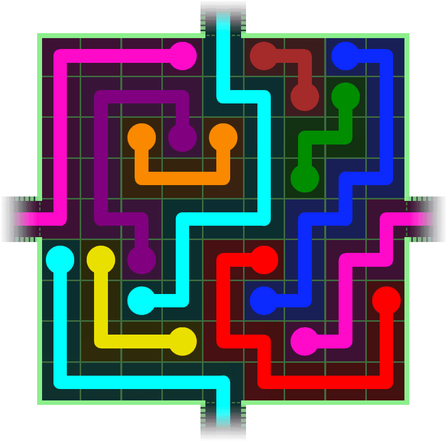 Flow Free Warps 299 Solution