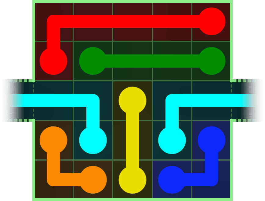 Flow Free Warps 10 Solution