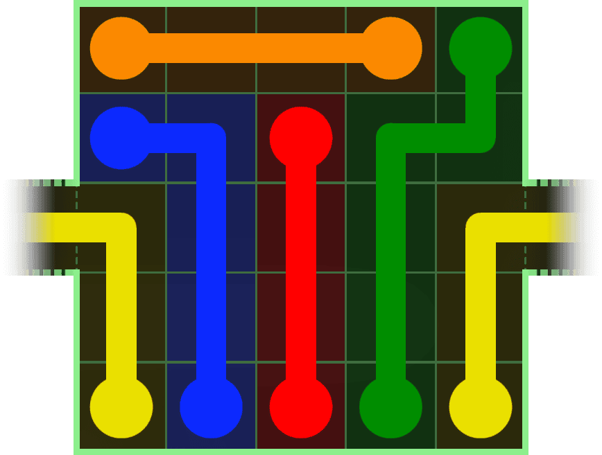 Flow Free Warps 12 Solution