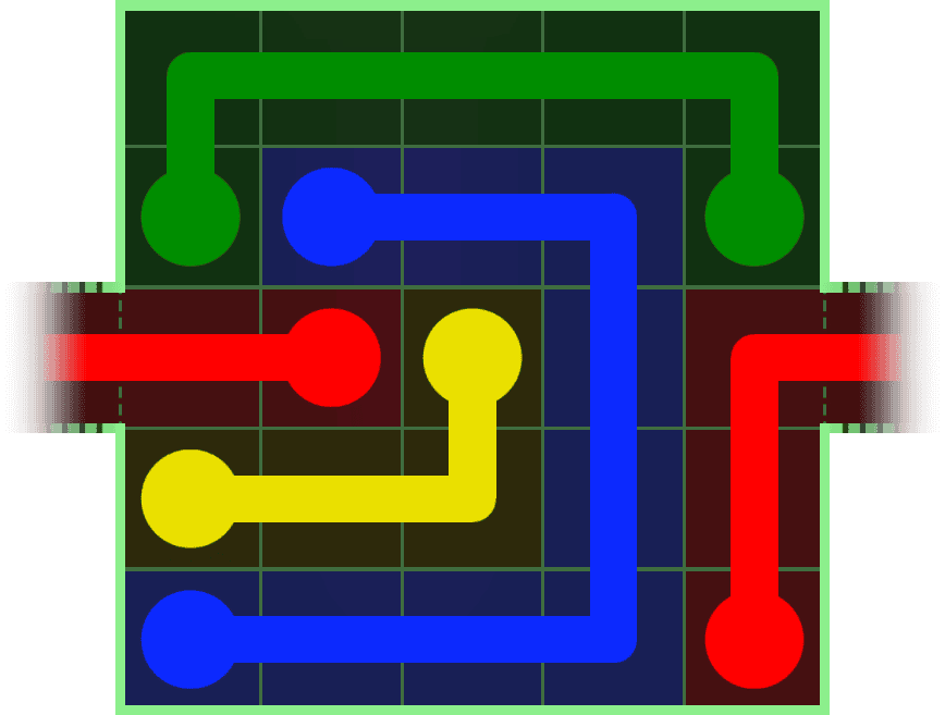Flow Free Warps 19 Solution
