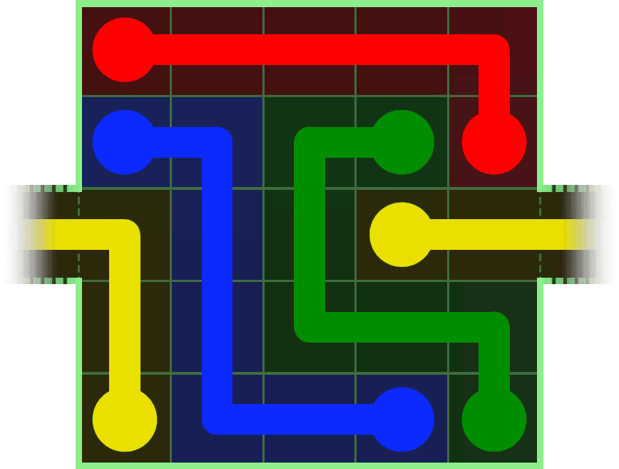 Flow Free Warps 22 Solution