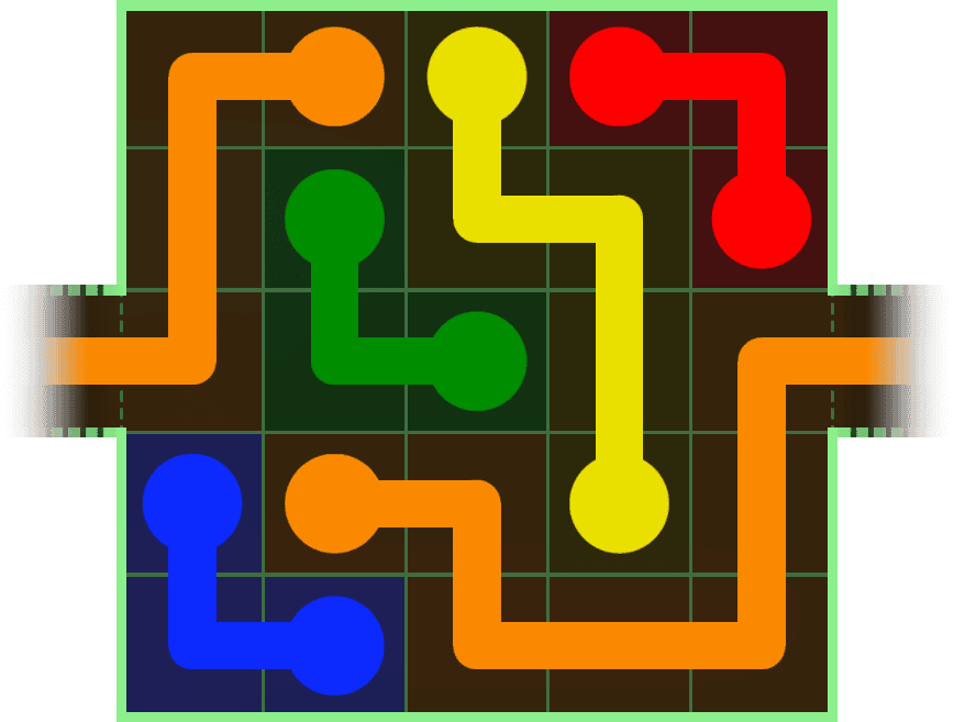 Flow Free Warps 24 Solution