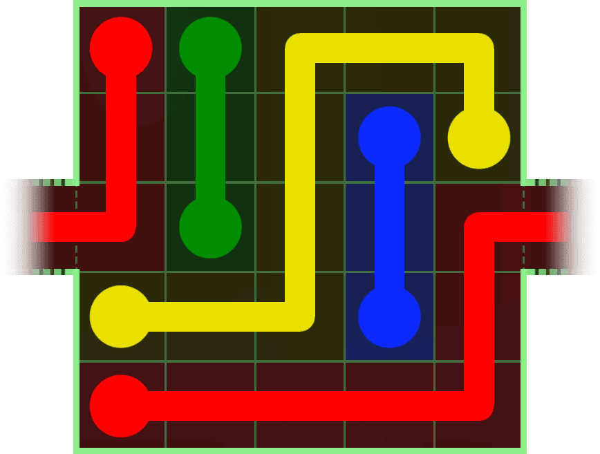 Flow Free Warps 28 Solution