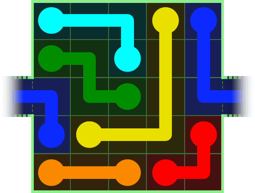 Flow Free Warps 6 Solution