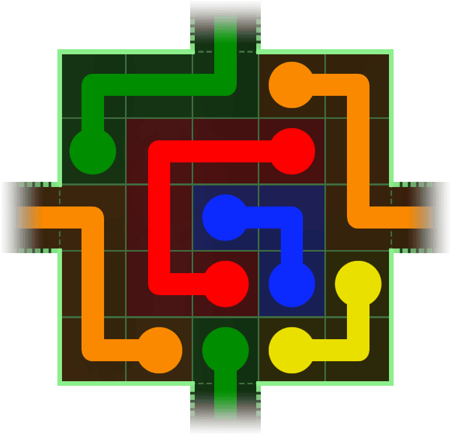 Flow Free Warps 39 Solution