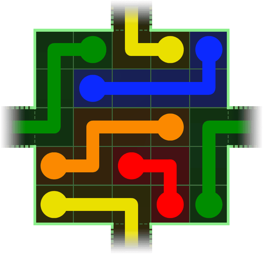 Flow Free Warps 48 Solution