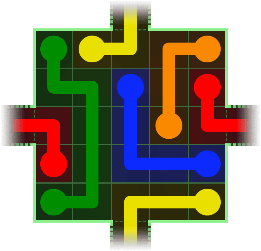 Flow Free Warps 51 Solution