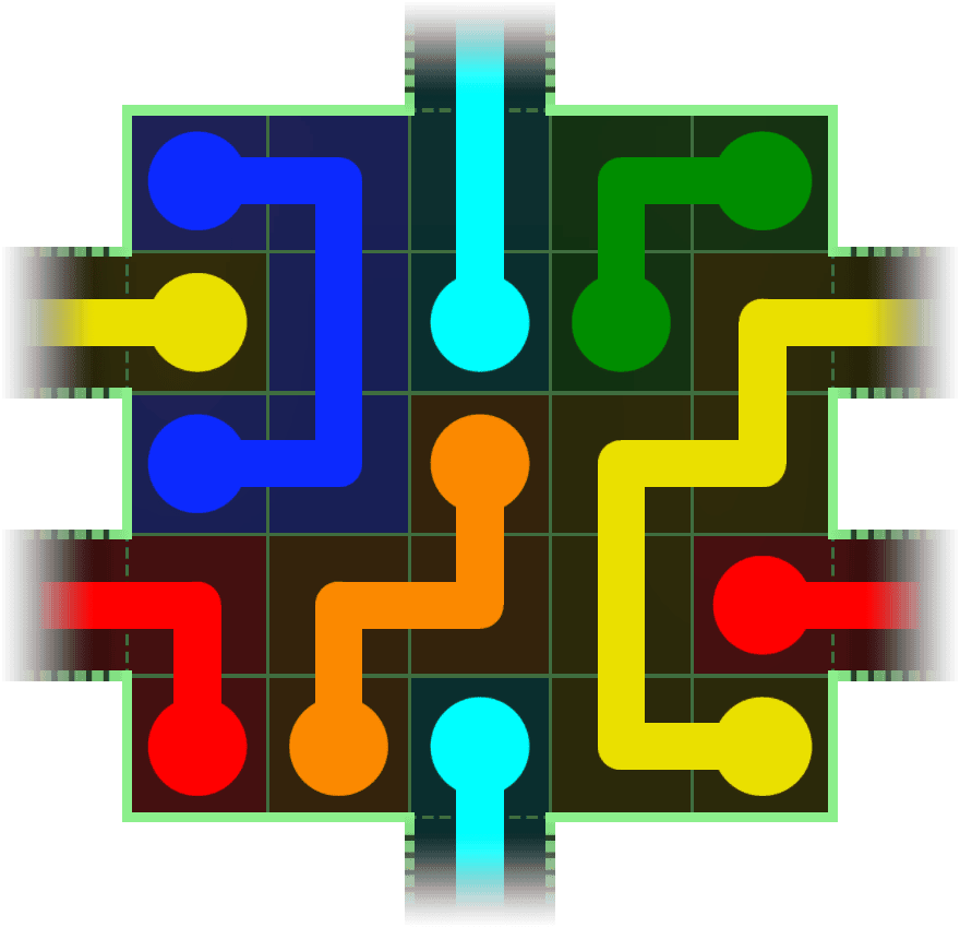 Flow Free Warps 69 Solution