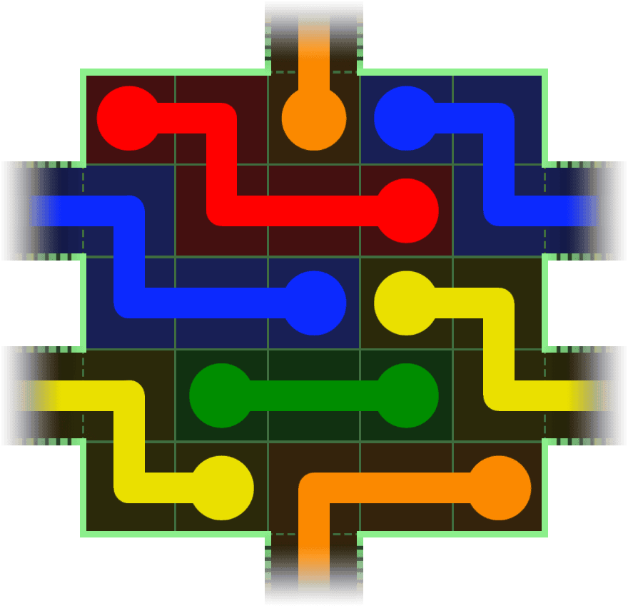 Flow Free Warps 72 Solution