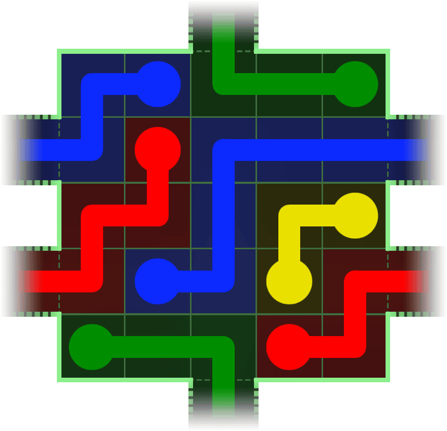 Flow Free Warps 77 Solution