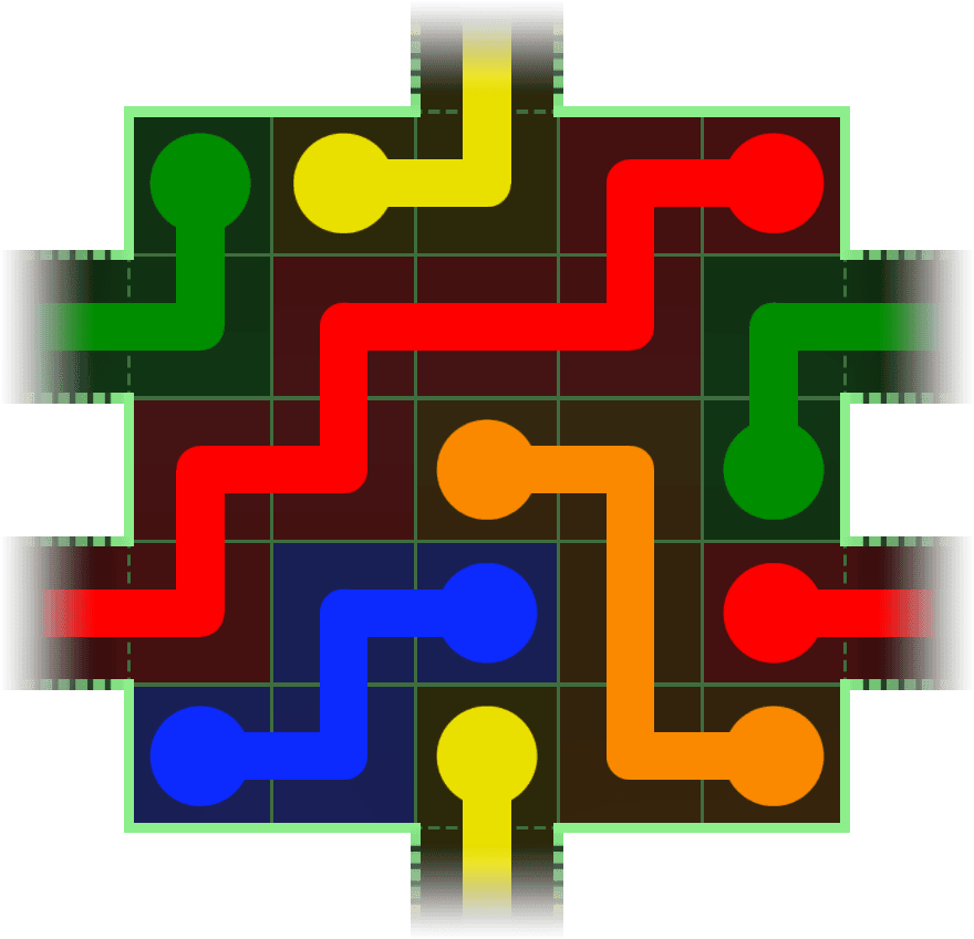 Flow Free Warps 80 Solution
