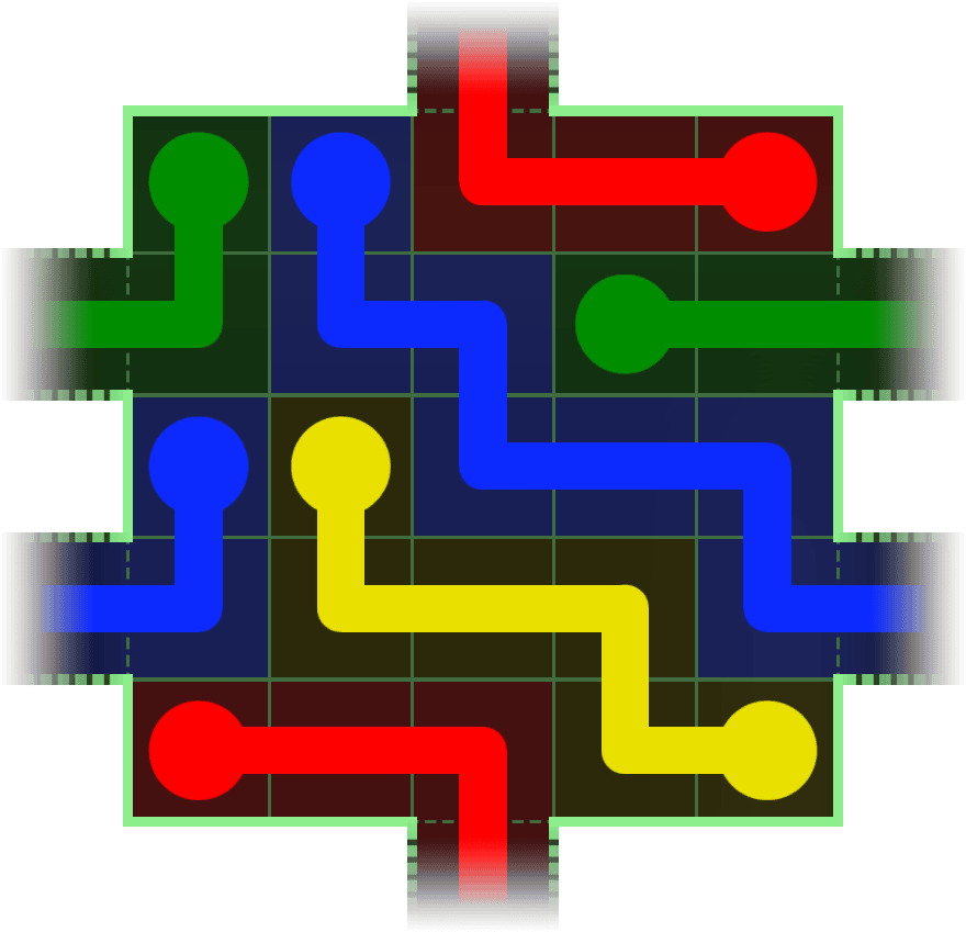 Flow Free Warps 85 Solution