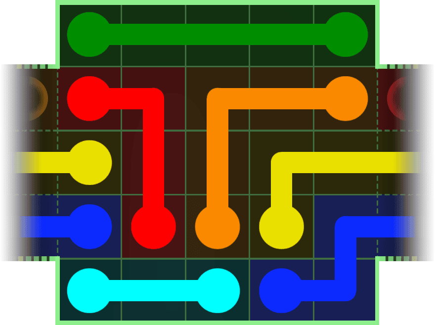 Flow Free Warps 101 Solution